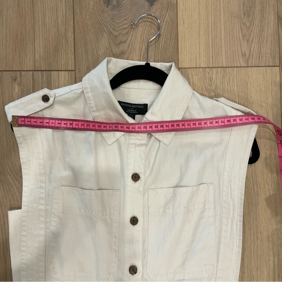 🤍 NWT Banana Republic Linen Blend Jumpsuit (XS Petite) - Picture 14 of 14